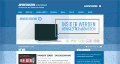Desktop Screenshot of pfadfinder.adventjugend.de